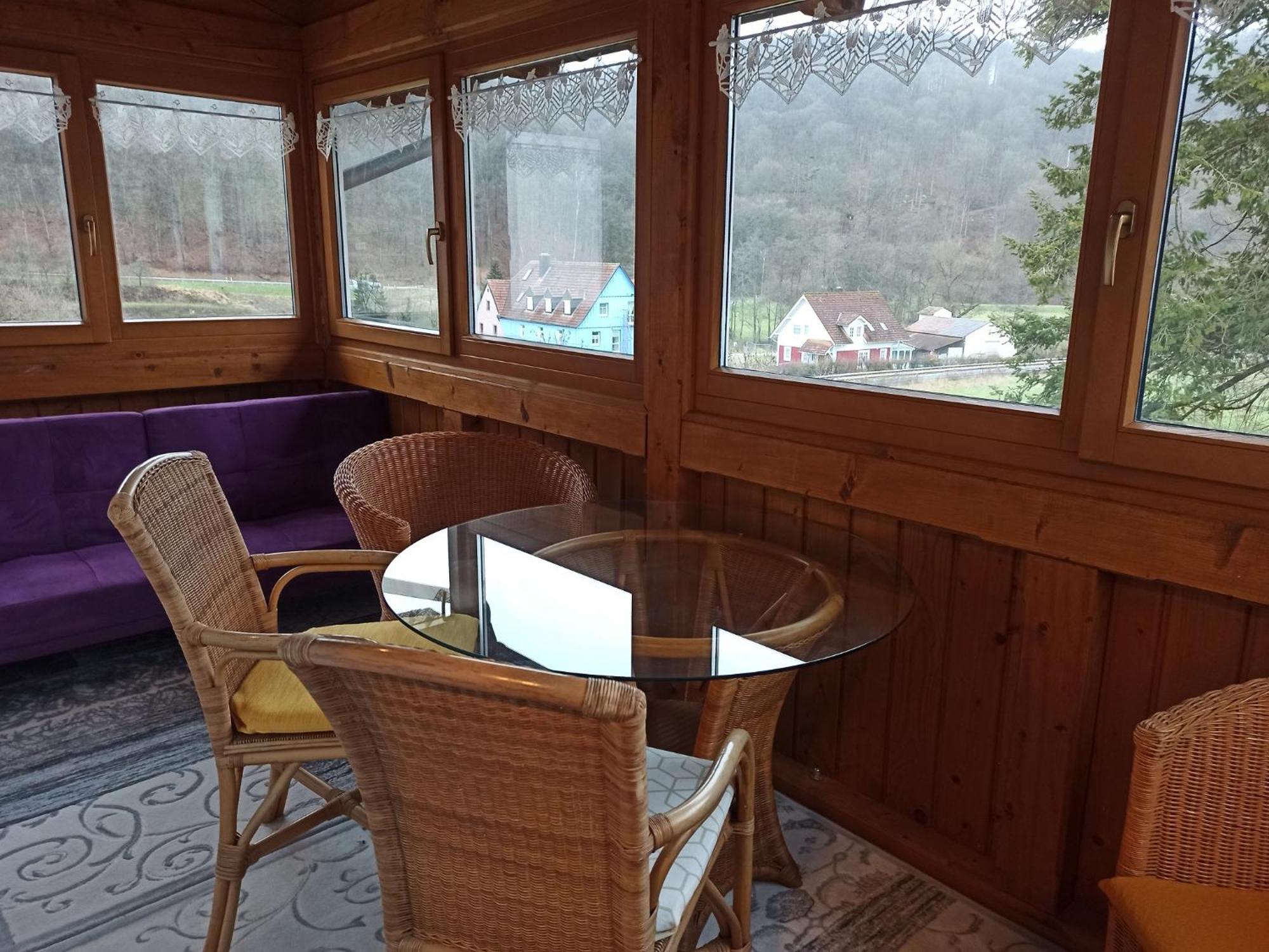 Reitstation Rossmuehle Lägenhet Gräfendorf Exteriör bild